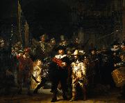 REMBRANDT Harmenszoon van Rijn The Night Watch painting